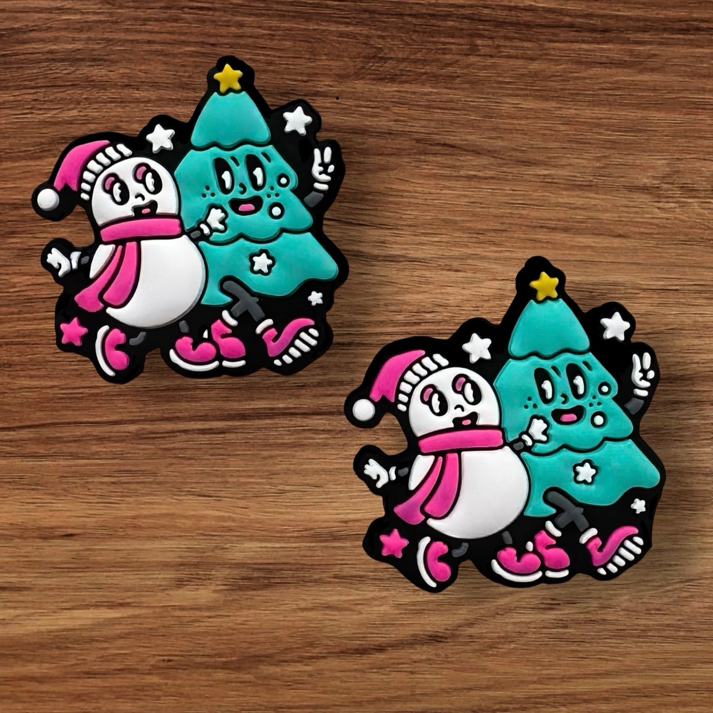 Snowman & Christmas Tree Focal