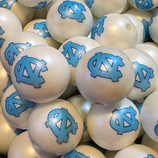 20mm Acrylic Football Bead