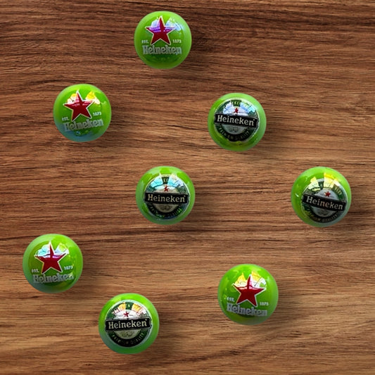16mm Acrylic Beer Brand Beads