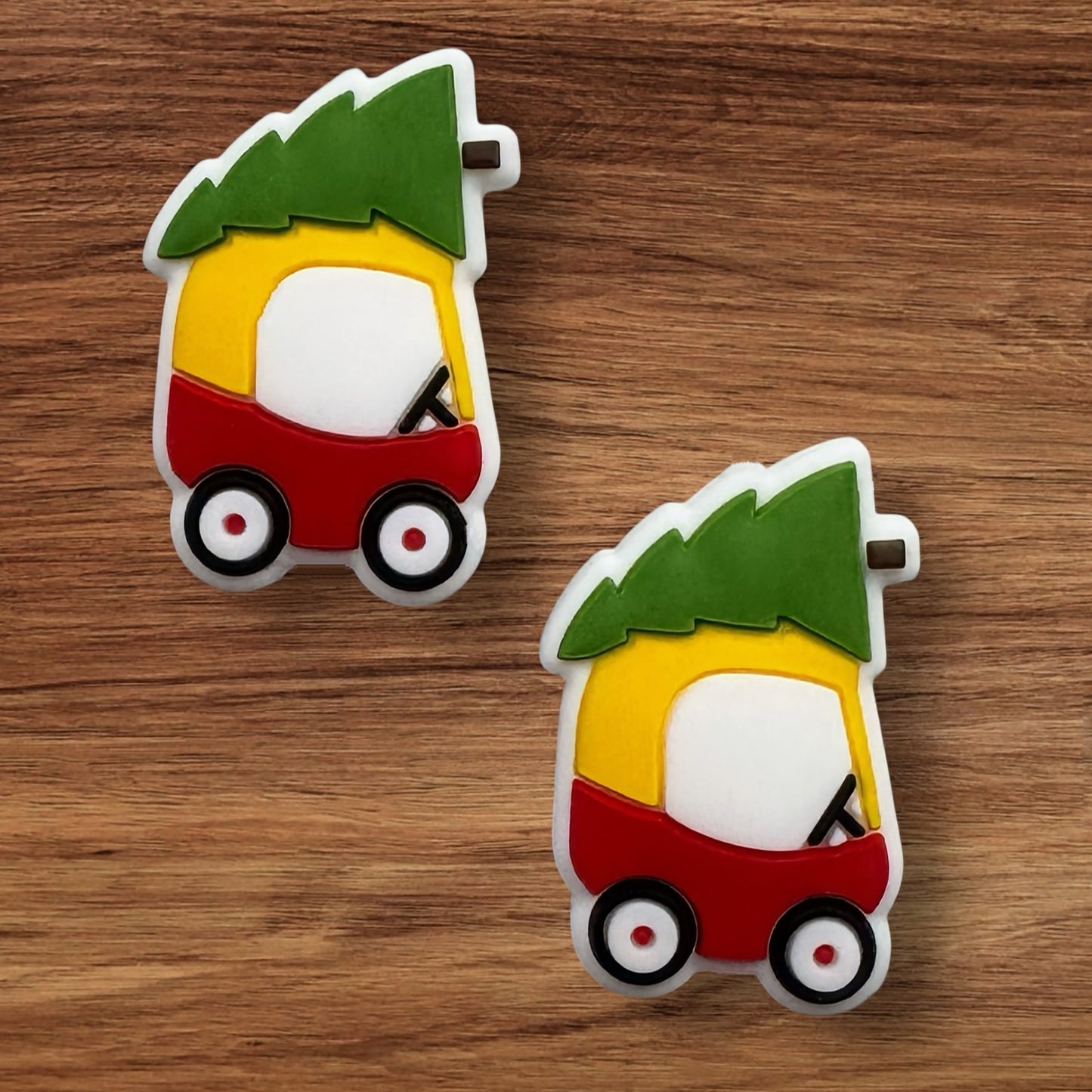 Little Car With Christmas Tree Focal