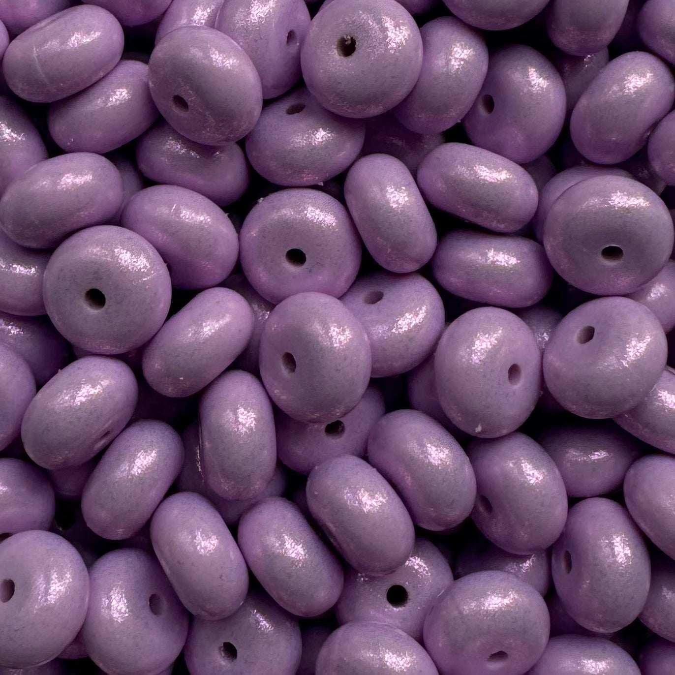 Lavender Opal Abacus Bead
