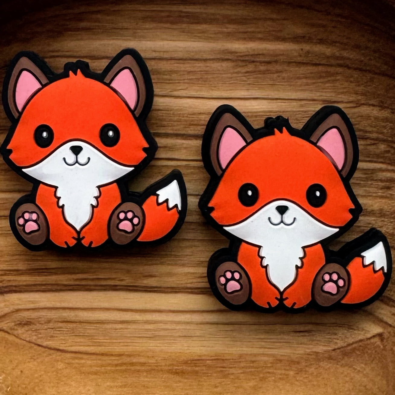 Orange fox focal