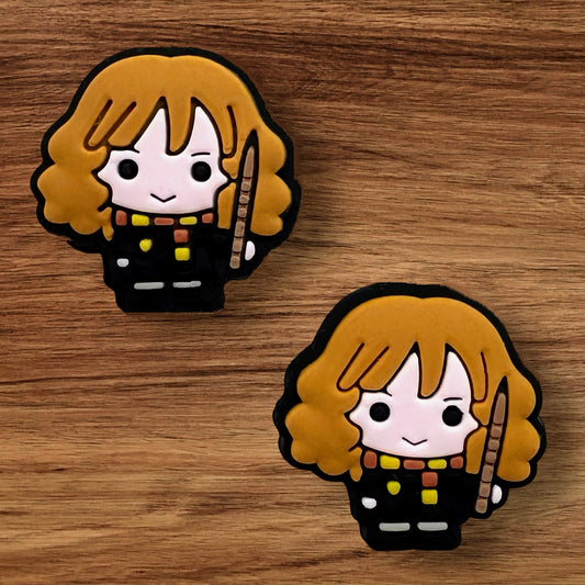 Blonde Hair Girl Wizard Focal