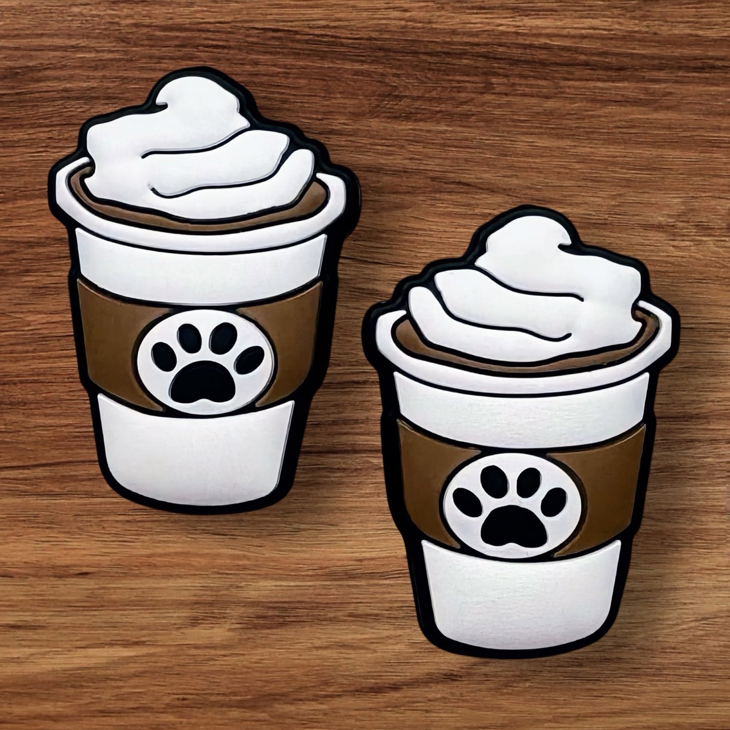 Coffee with Paw Print Focal