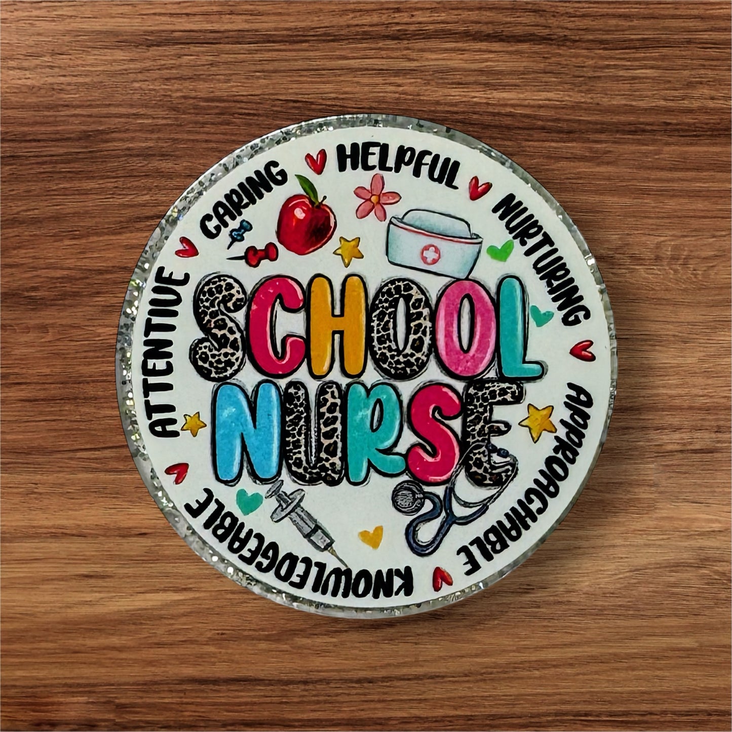 School Nurse Acrylic Flatback