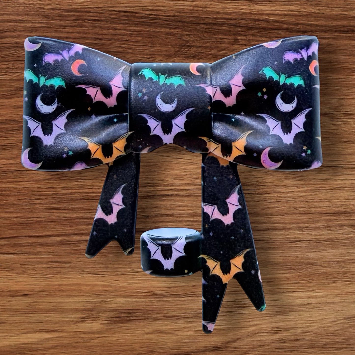 Colorful Bats Focal/Straw Topper