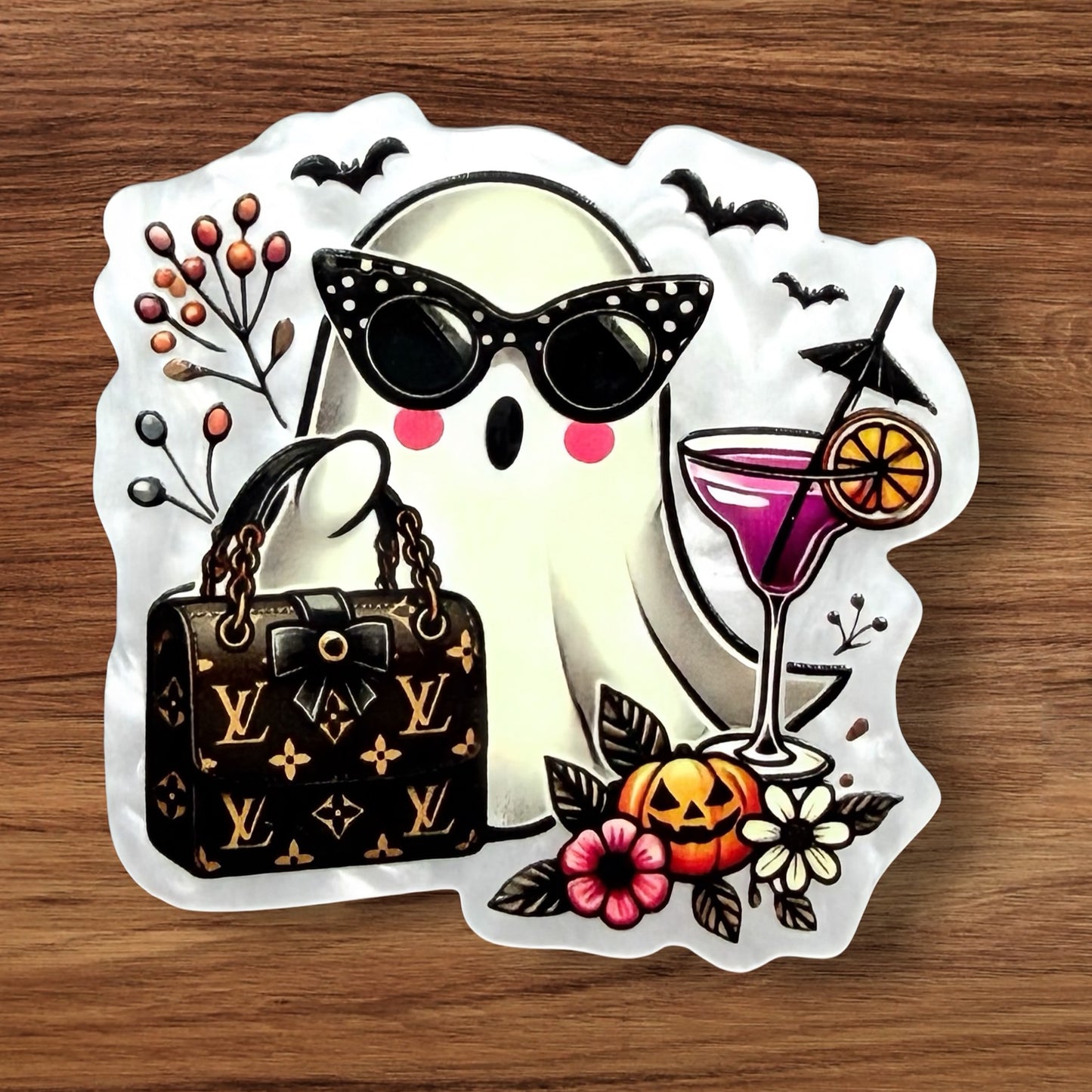 Boujee Ghost Acrylic Flatback