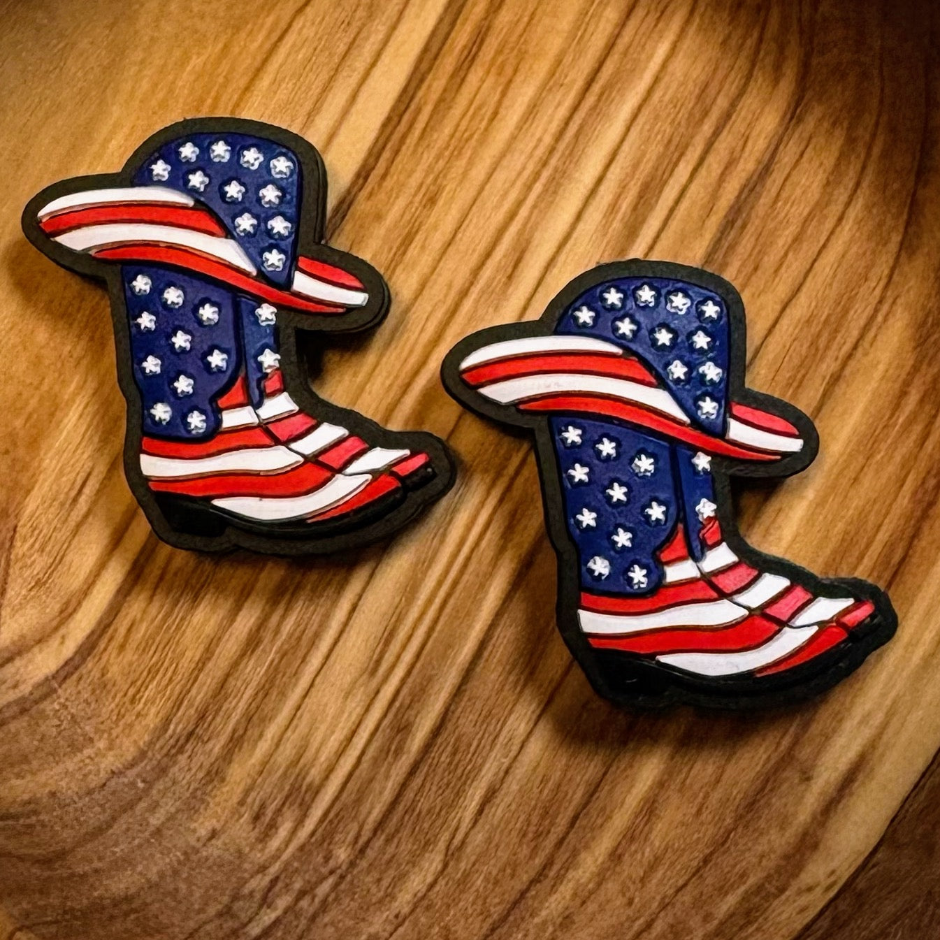 Patriotic Boots & Hat Focal