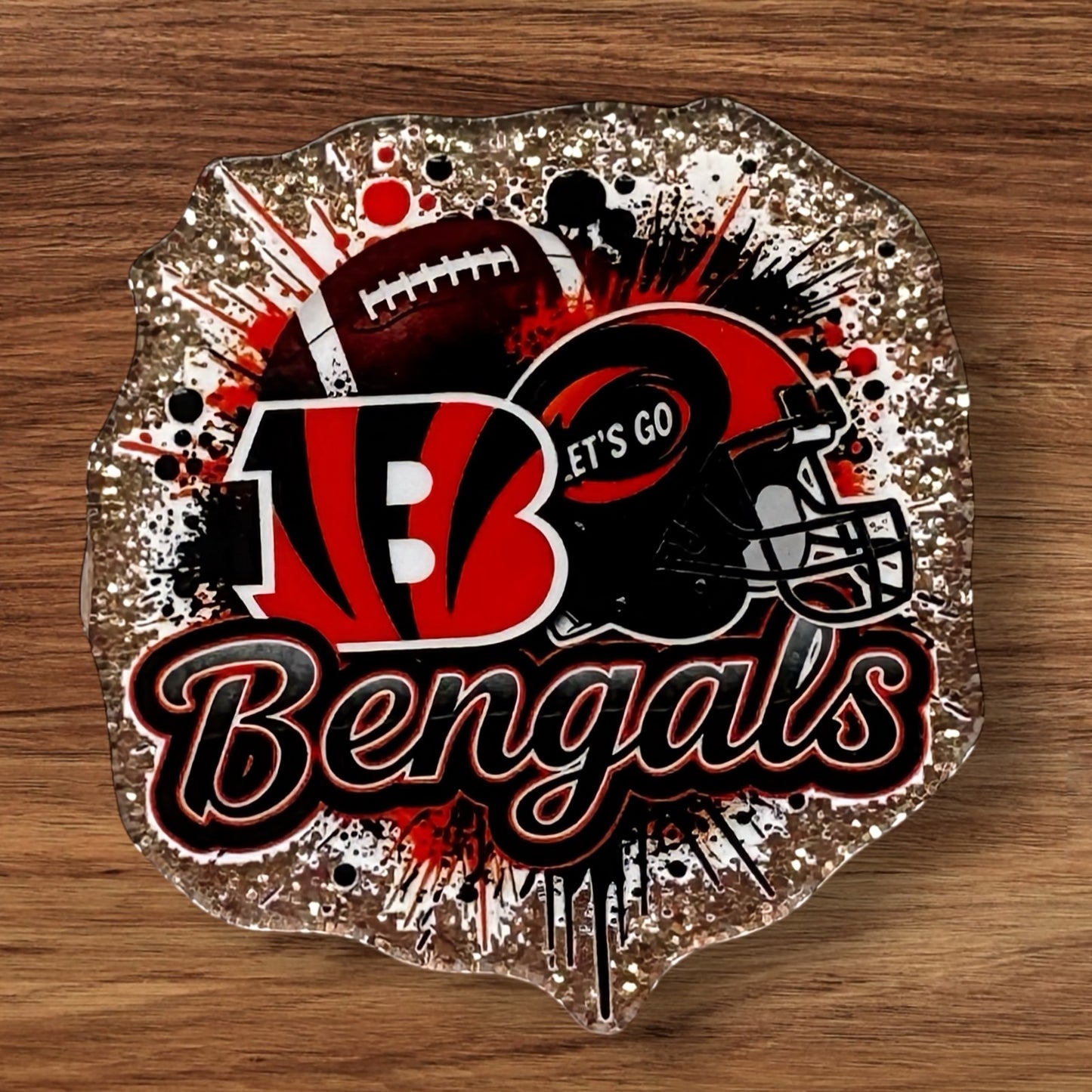 Cincinnati Football Acrylic Flatback