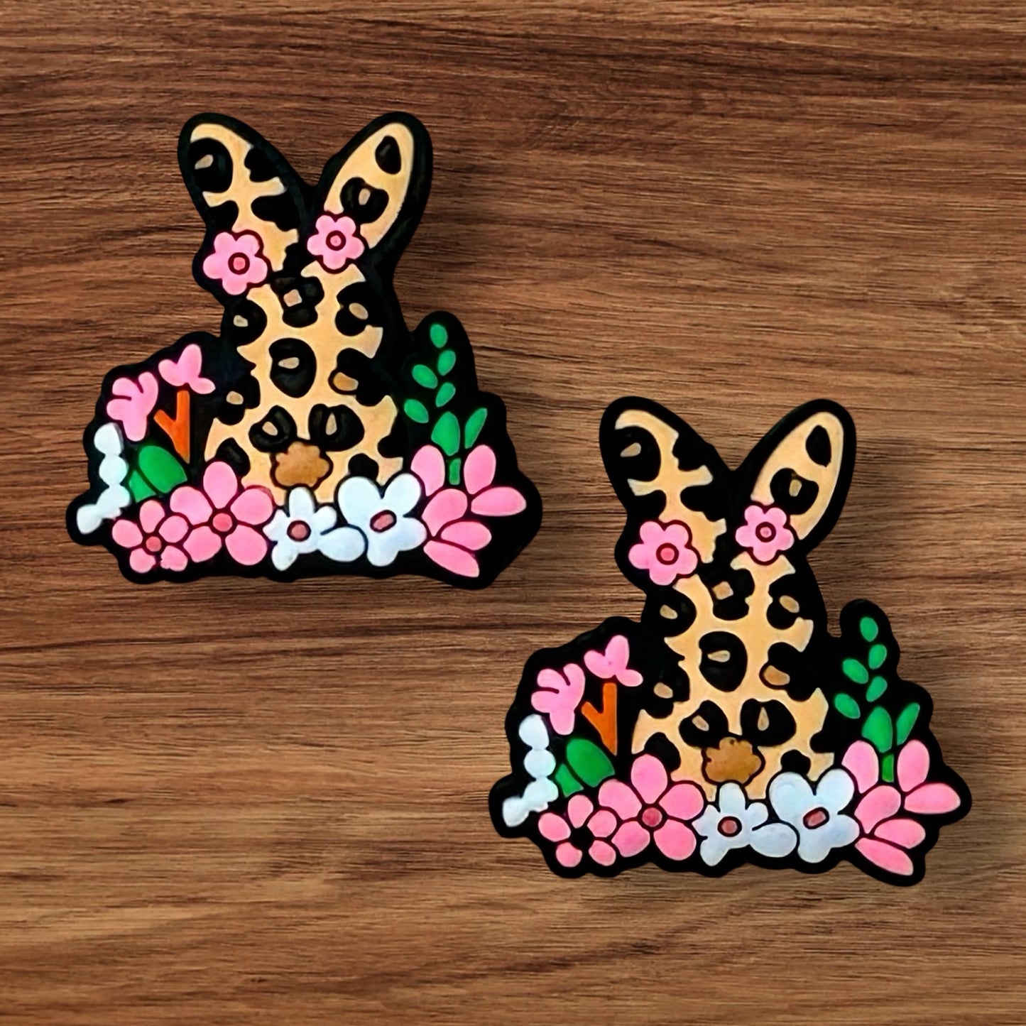 Bunny With Flowers Focal