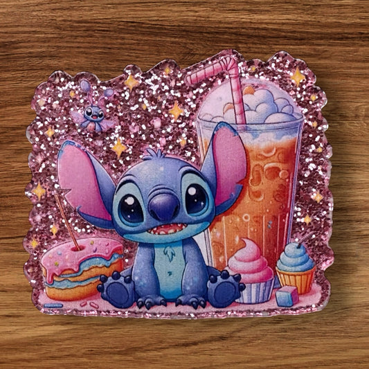 Blue Alien Acrylic Flatback