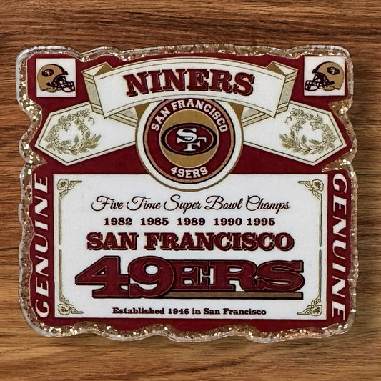 Football Acrylic Flatback