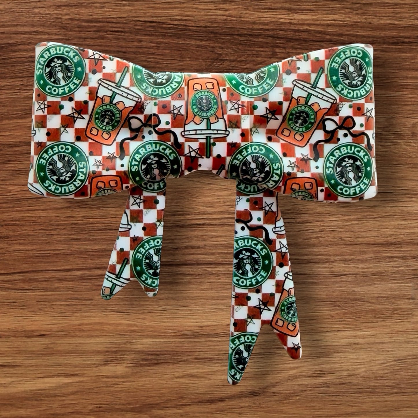 Coffee Bow Focal/Straw Topper (Exclusive)