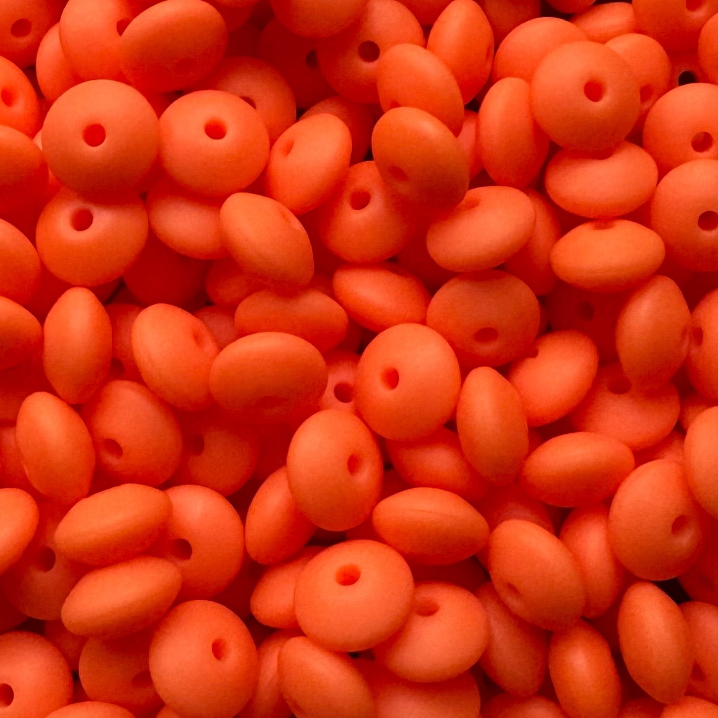 12mm Nectarine Silicone Lentil