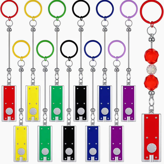 Beadable Flashlight Keychain