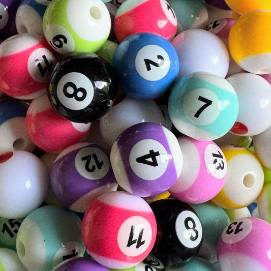 16mm Acrylic Billiard Beads