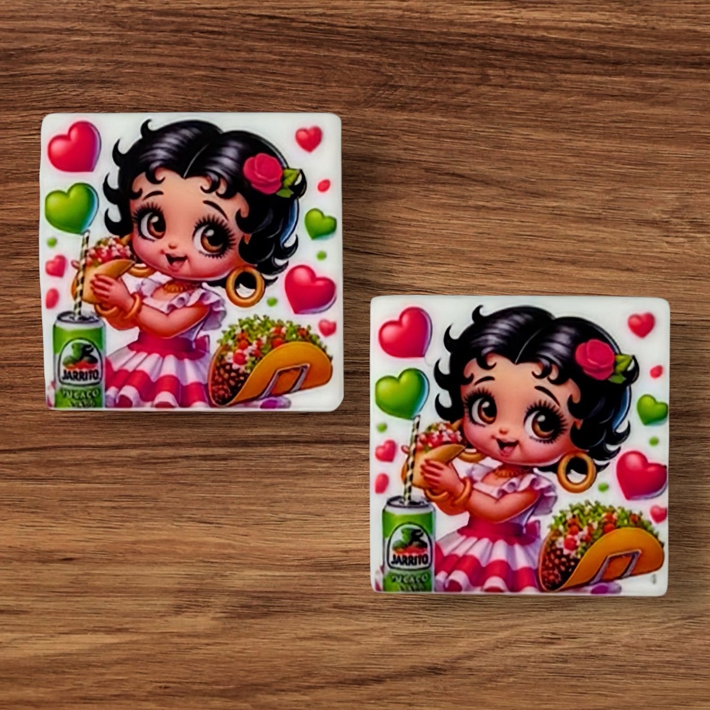 Cute Little Dark Haired Girl Focal (Custom)