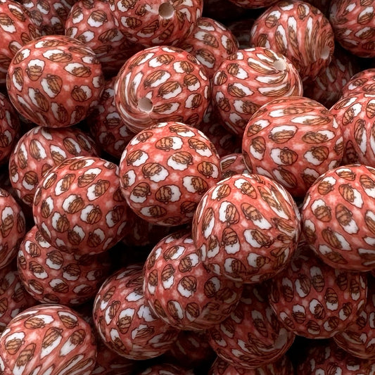 15mm Santa Silicone Bead