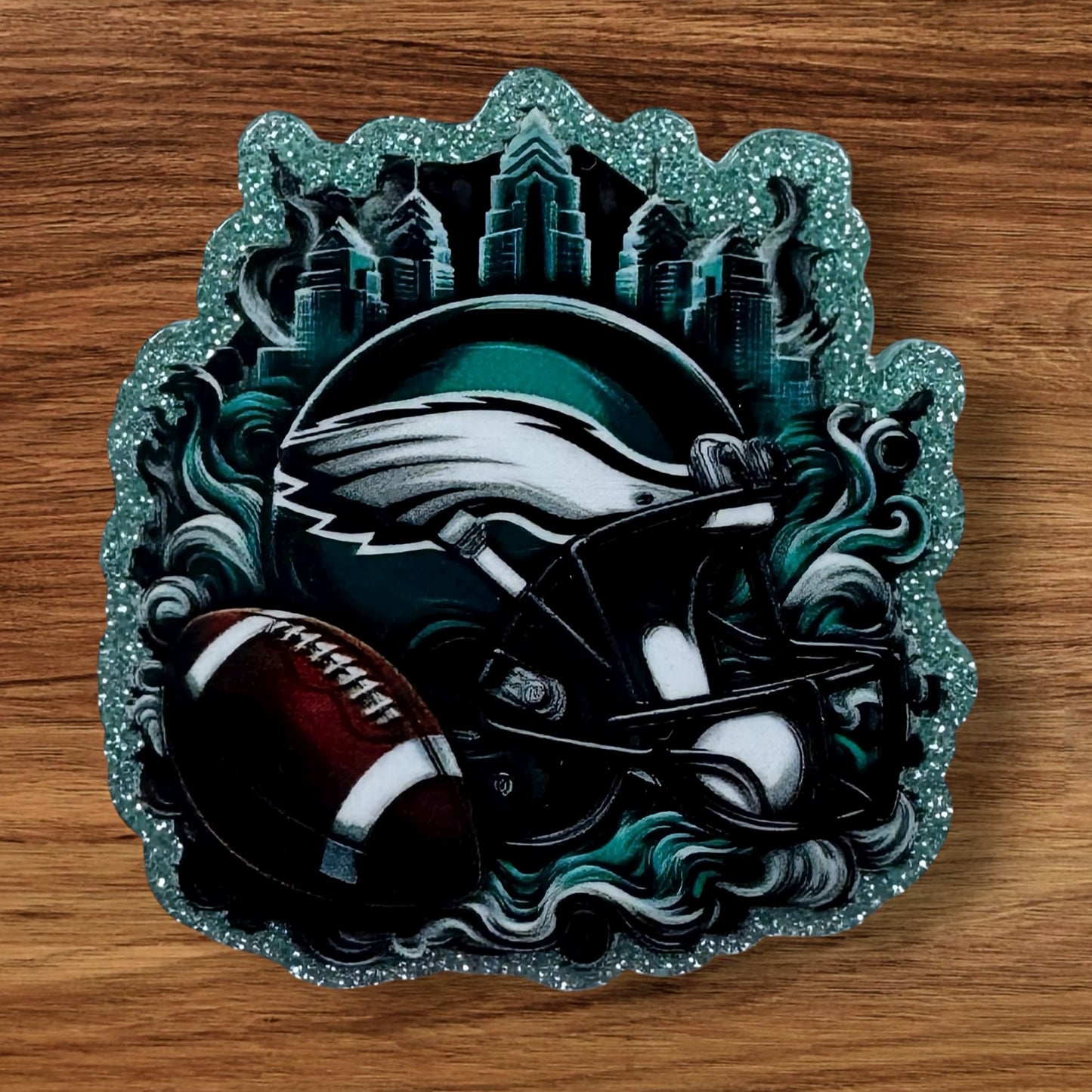 Football Acrylic Flatback