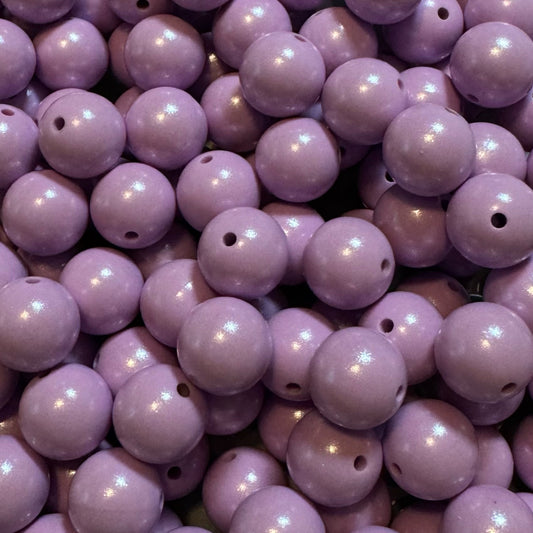 15mm Pale Purple Chameleon Silicone Bead