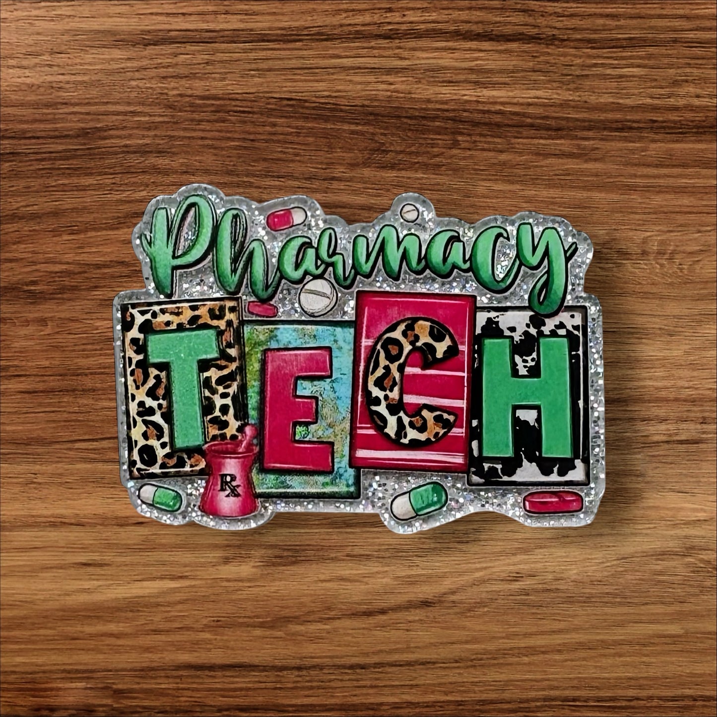 Pharmacy Tech Acrylic Flatback