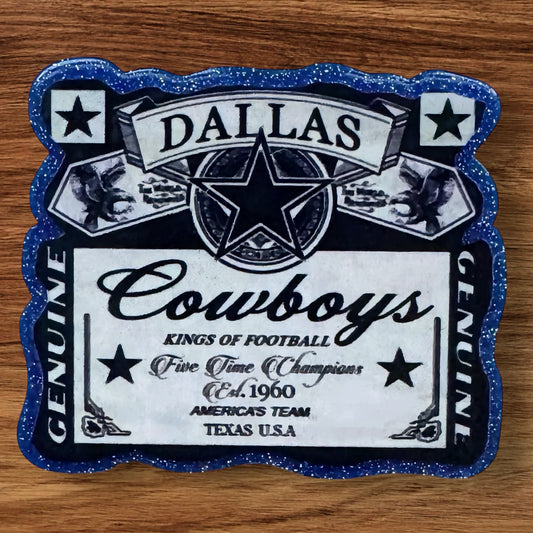 Football Acrylic Flatback