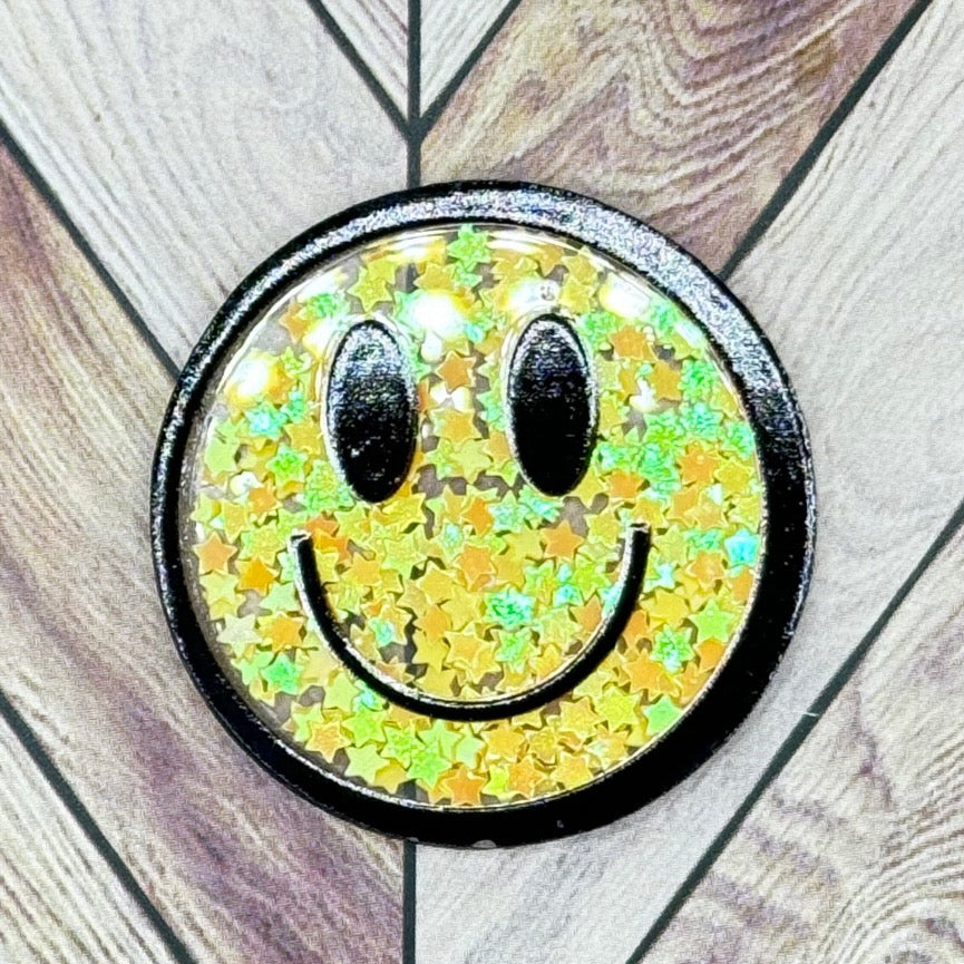 Happy Face Acrylic Flatbacks