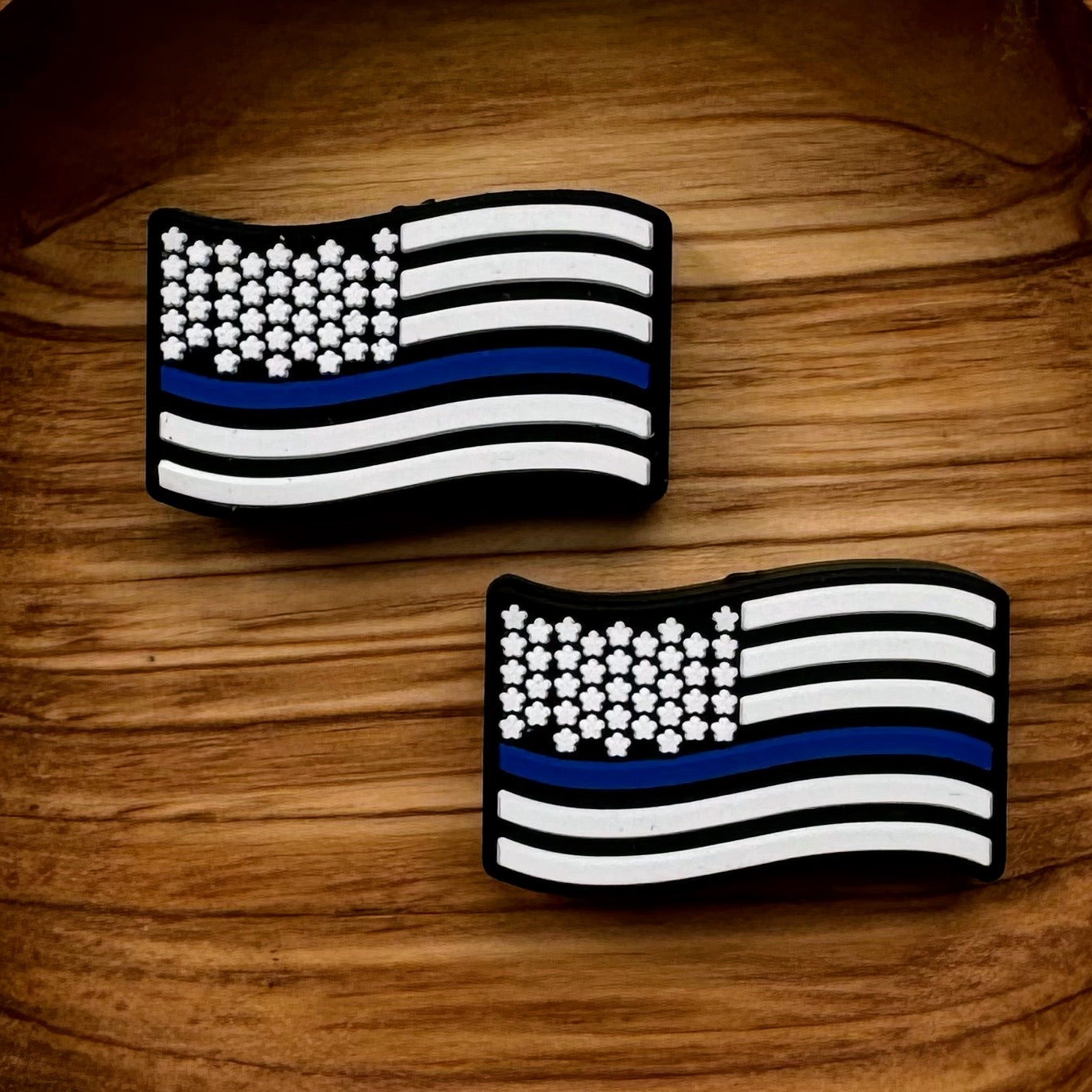 Blue White Flag Focal