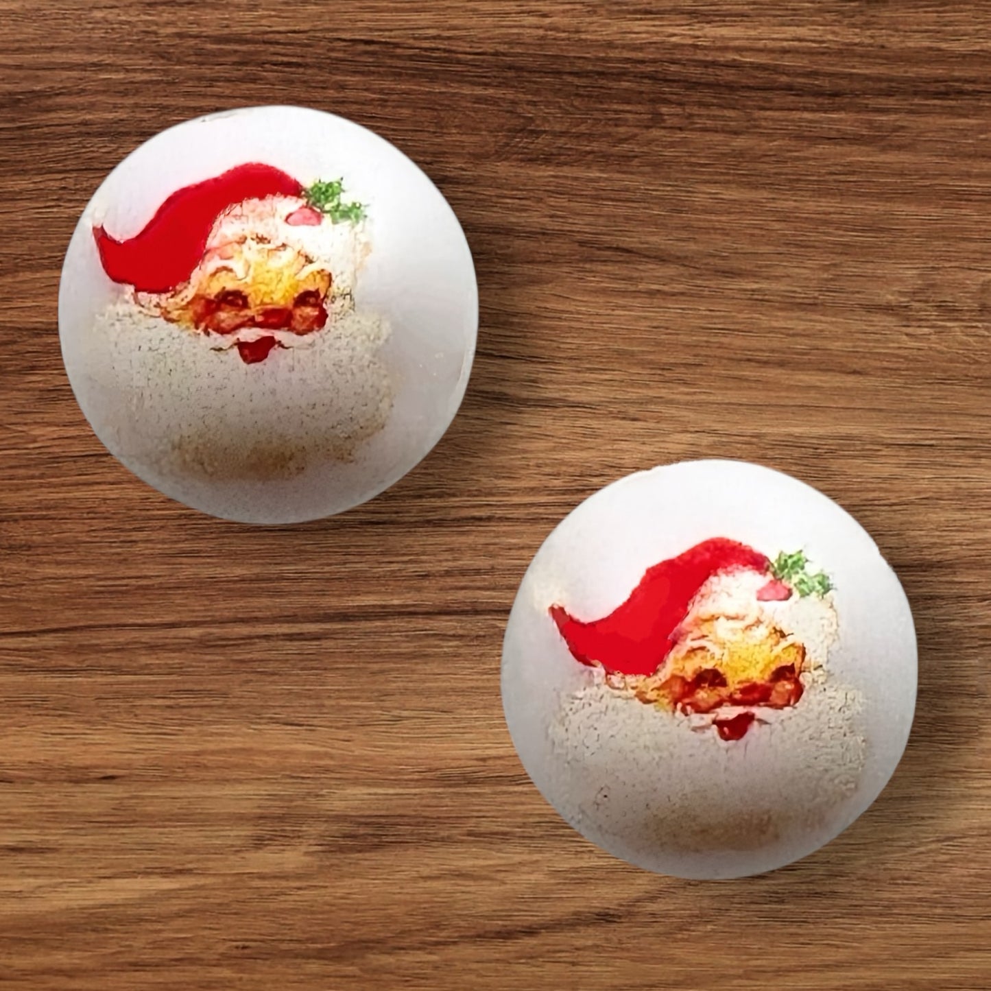 20mm Vintage Santa Acrylic Bead