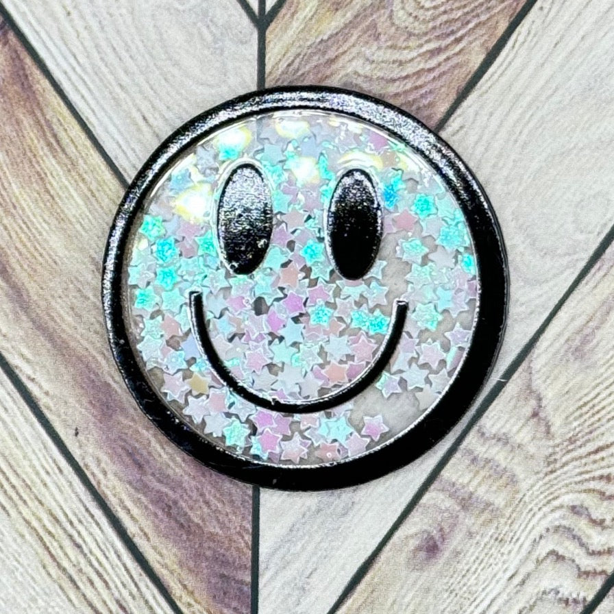 Happy Face Acrylic Flatbacks
