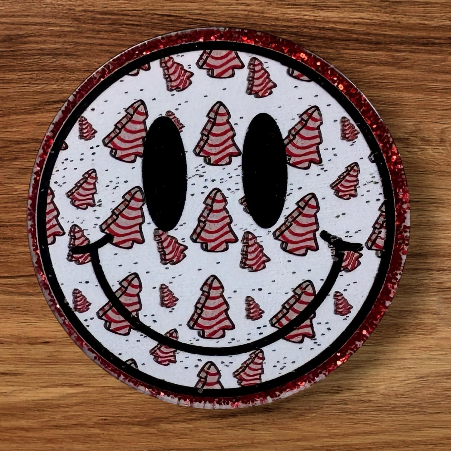 Christmas Tree Cake Acrylic Flatback