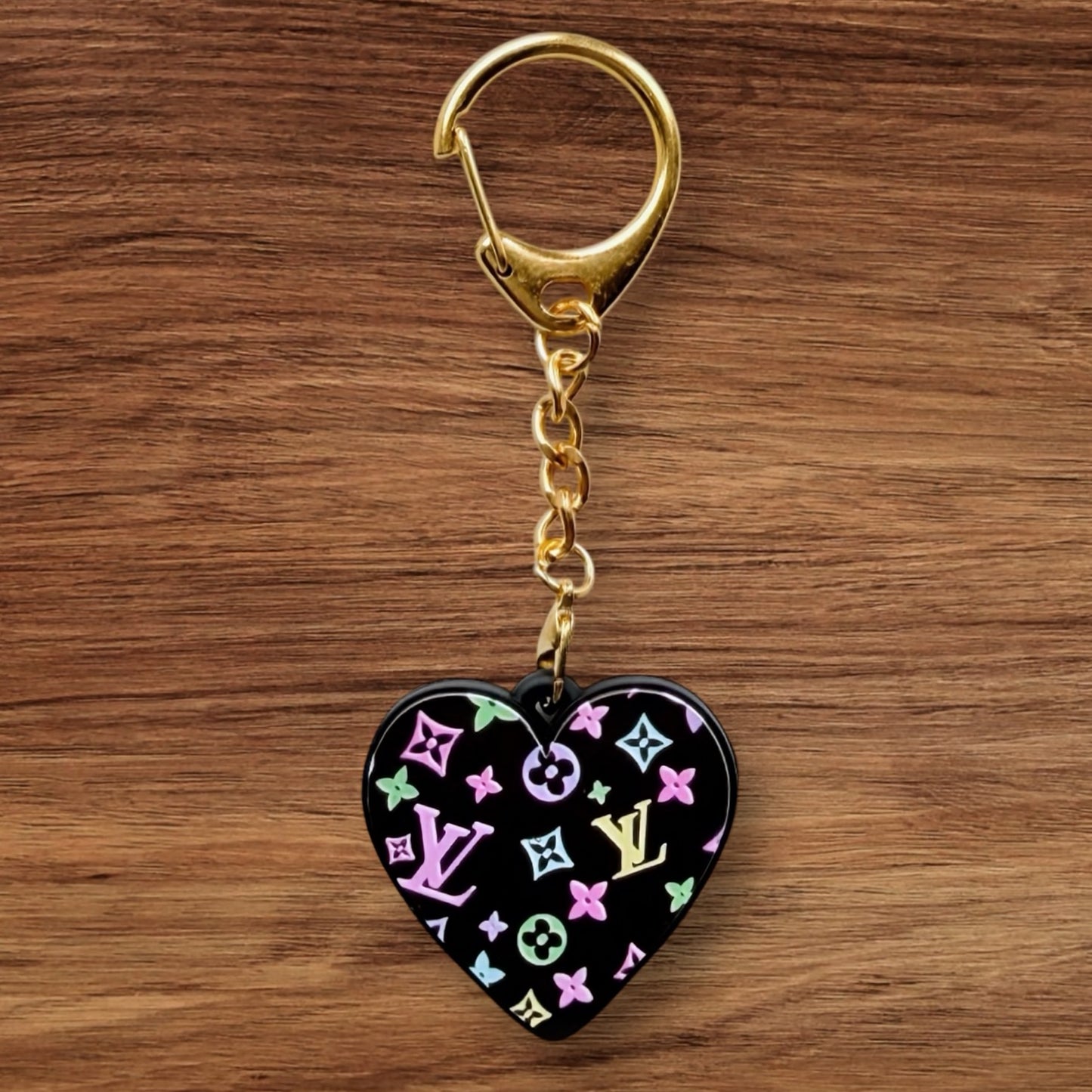 Designer Heart Keychain