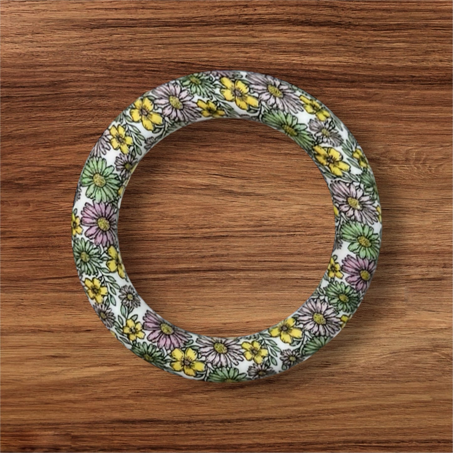 Floral Sketch Silicone Ring