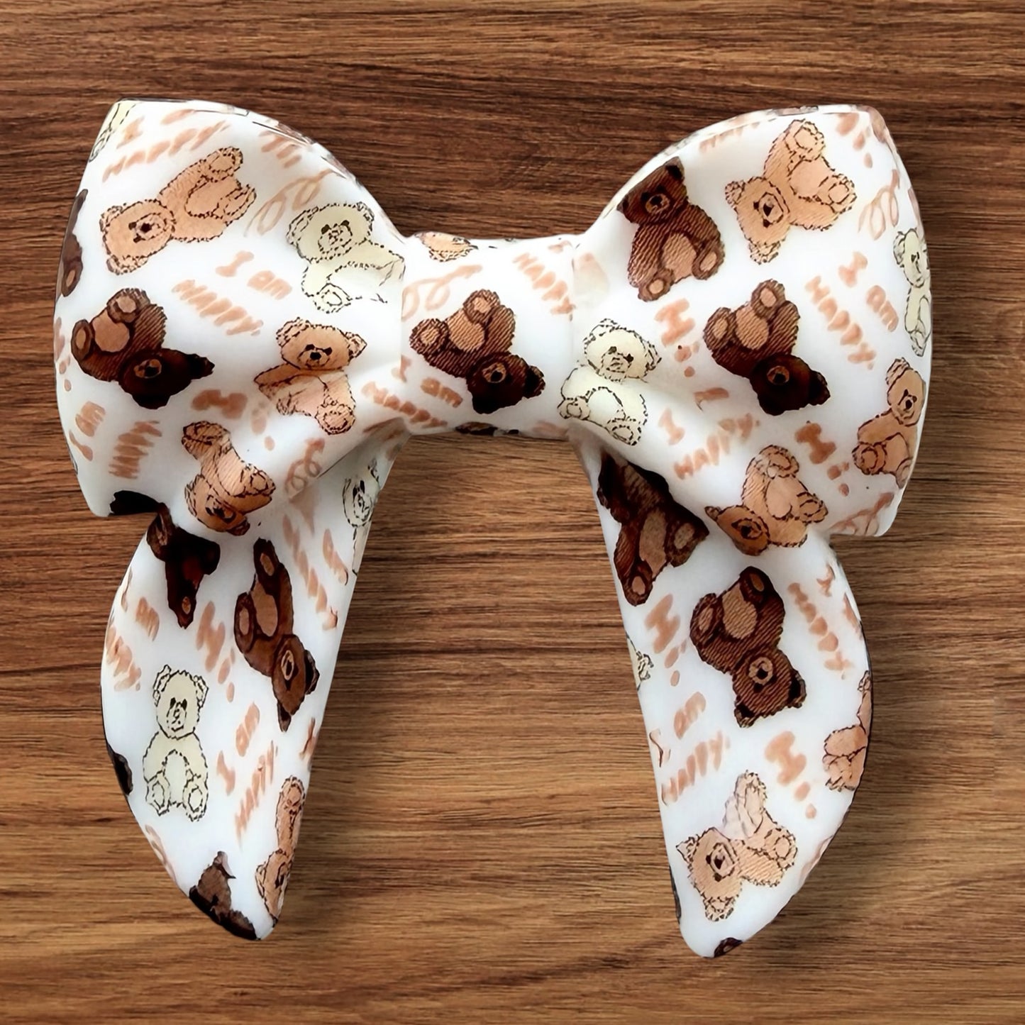 3-D Knitted Bears Bow