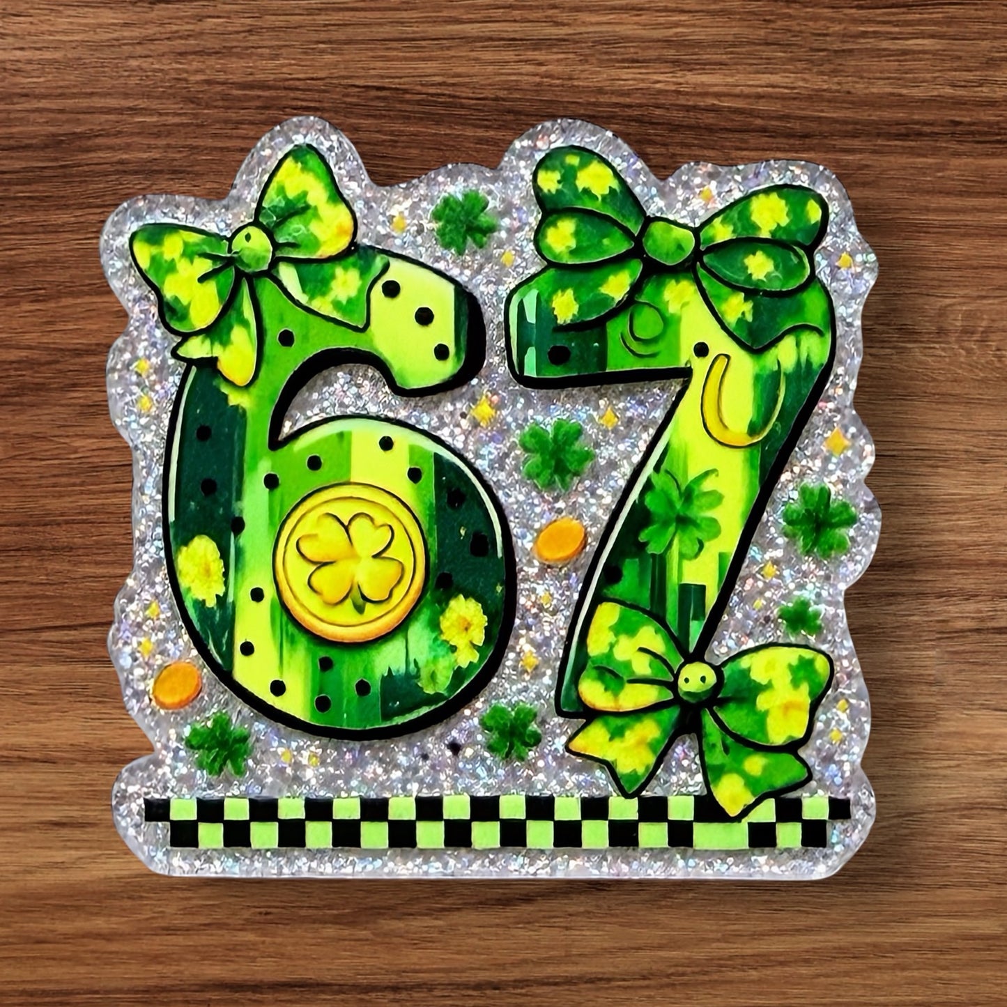 Green 67 Acrylic Flatback