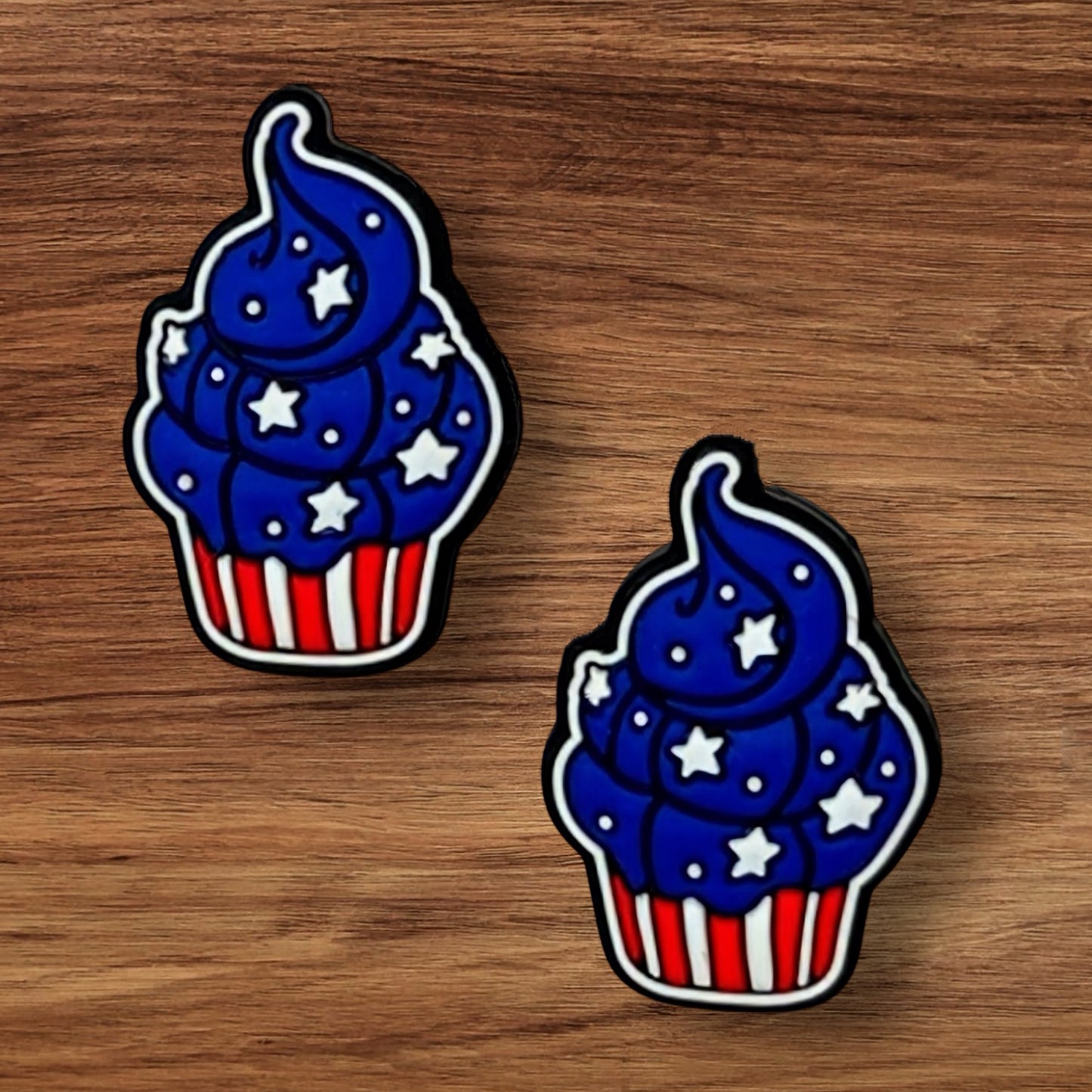 Patriotic Cupcake Focal