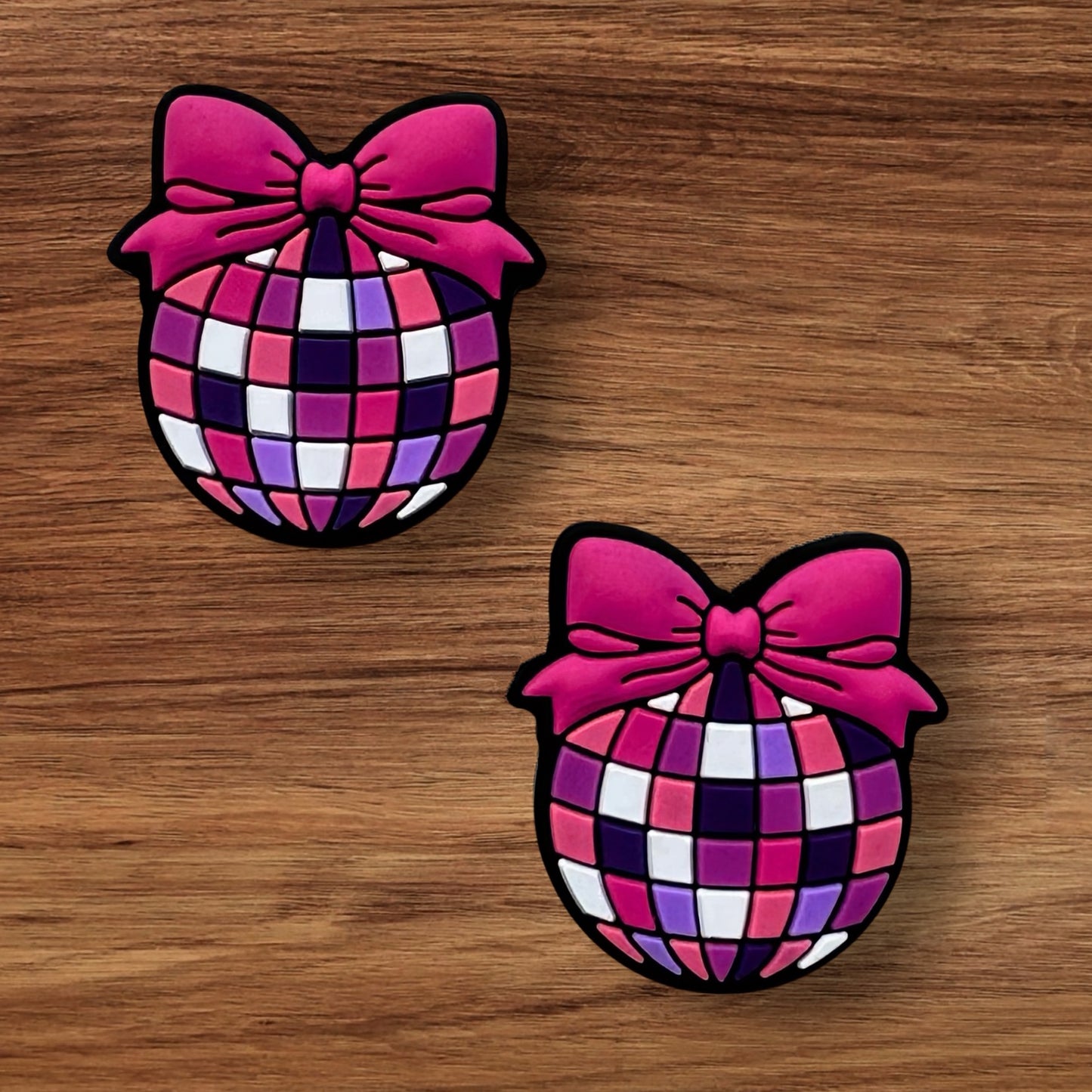 Disco Ball With Bow Focal