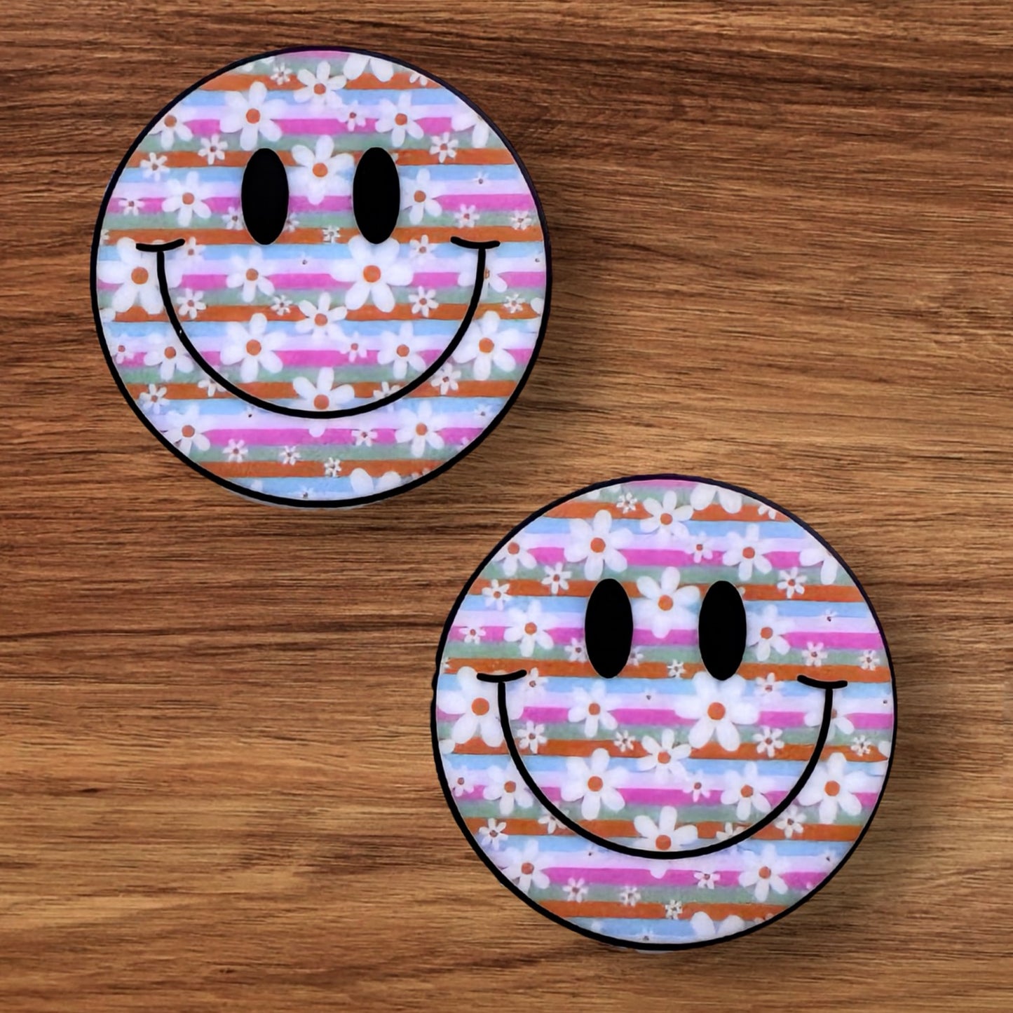 Floral Happy Face Focal (Custom)