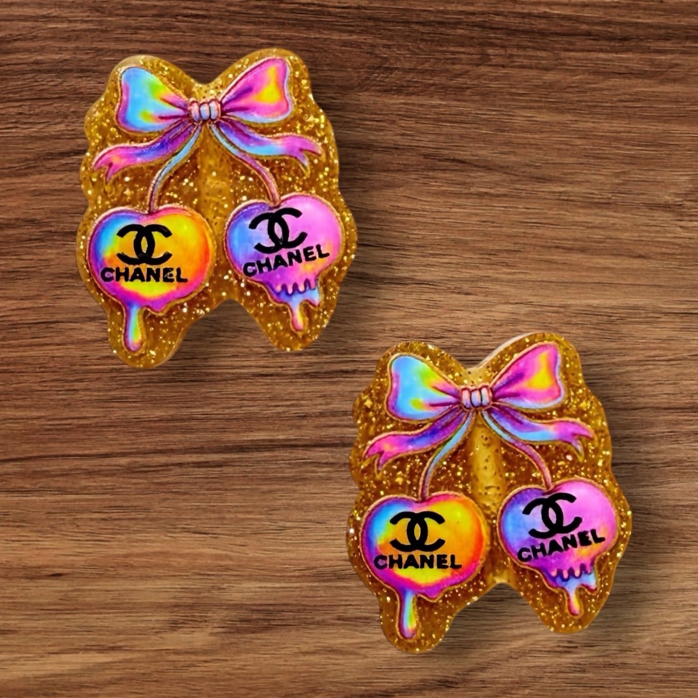 Designer Cherries Acrylic Focal