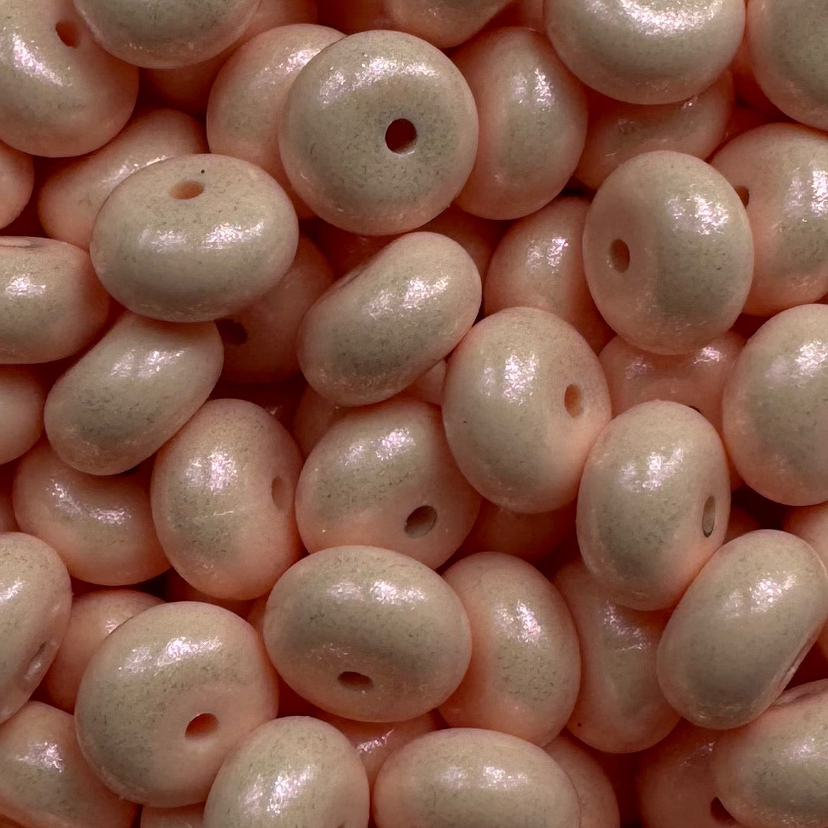 Light Pink Opal Abacus Bead