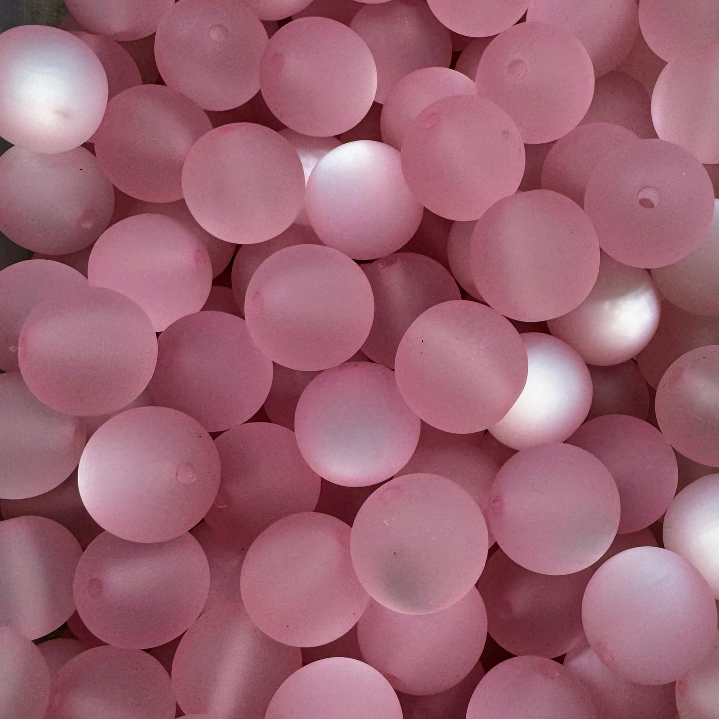 16mm Matte Cats Eye Acrylic Bead