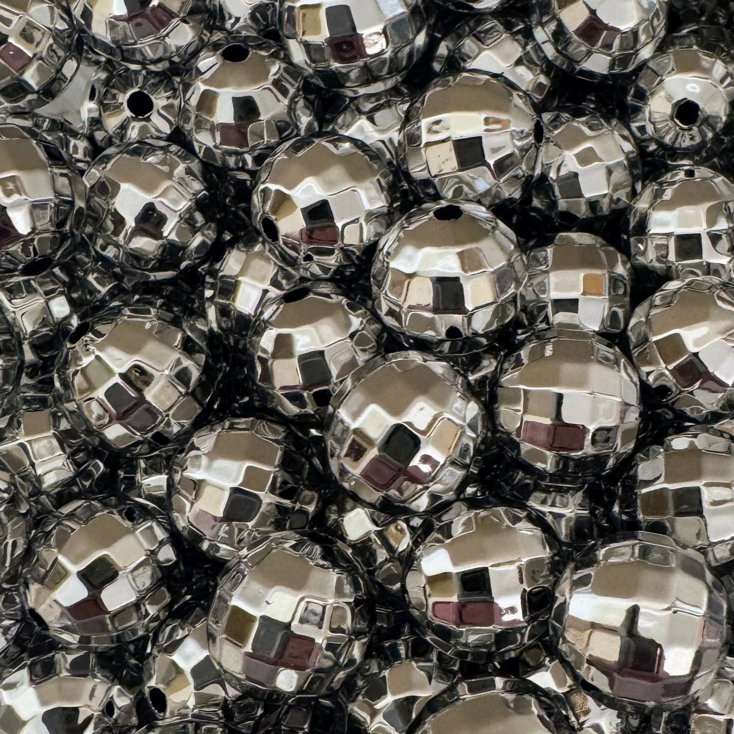 16mm Disco Ball Acrylic Beads