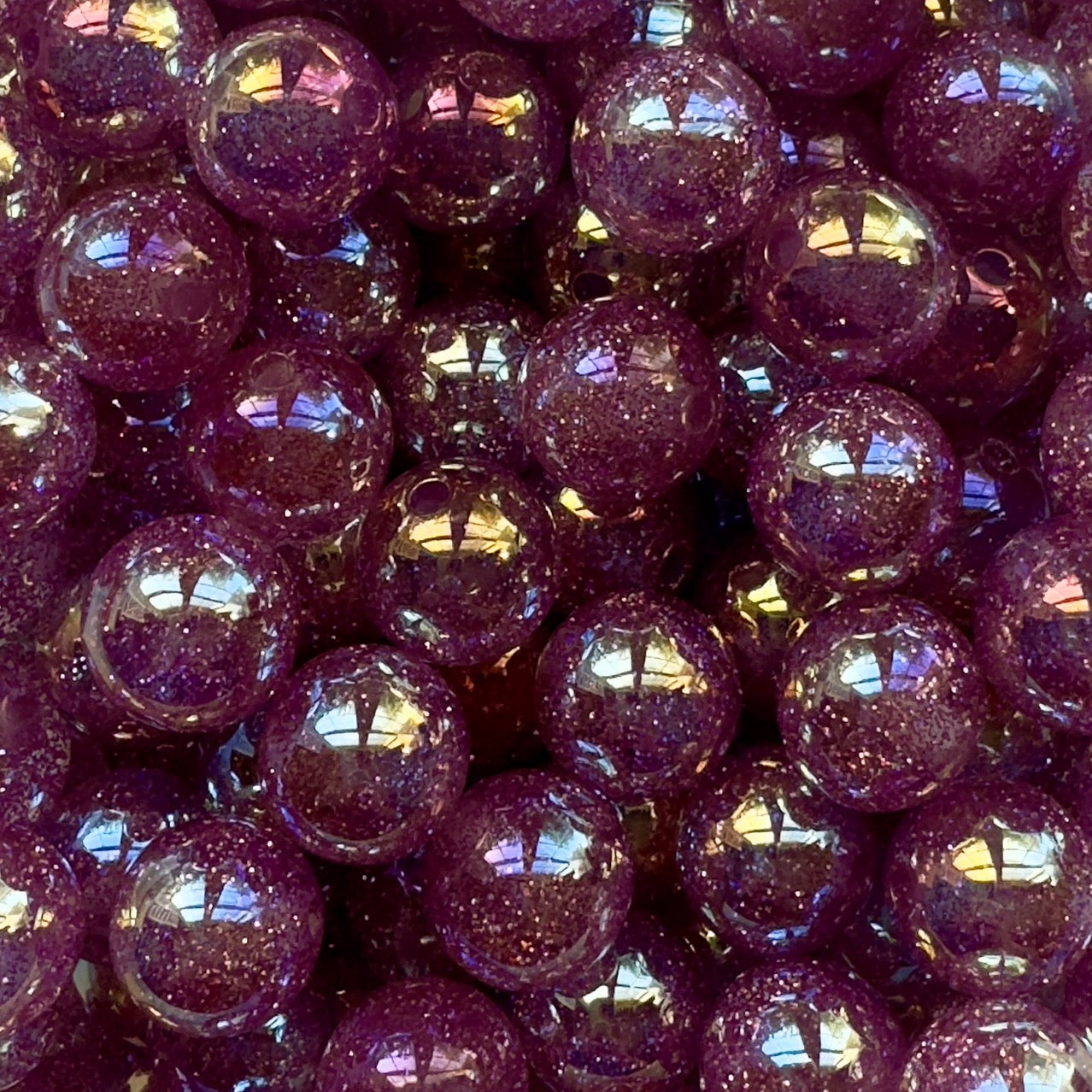 16mm Shimmer Acrylic Beads