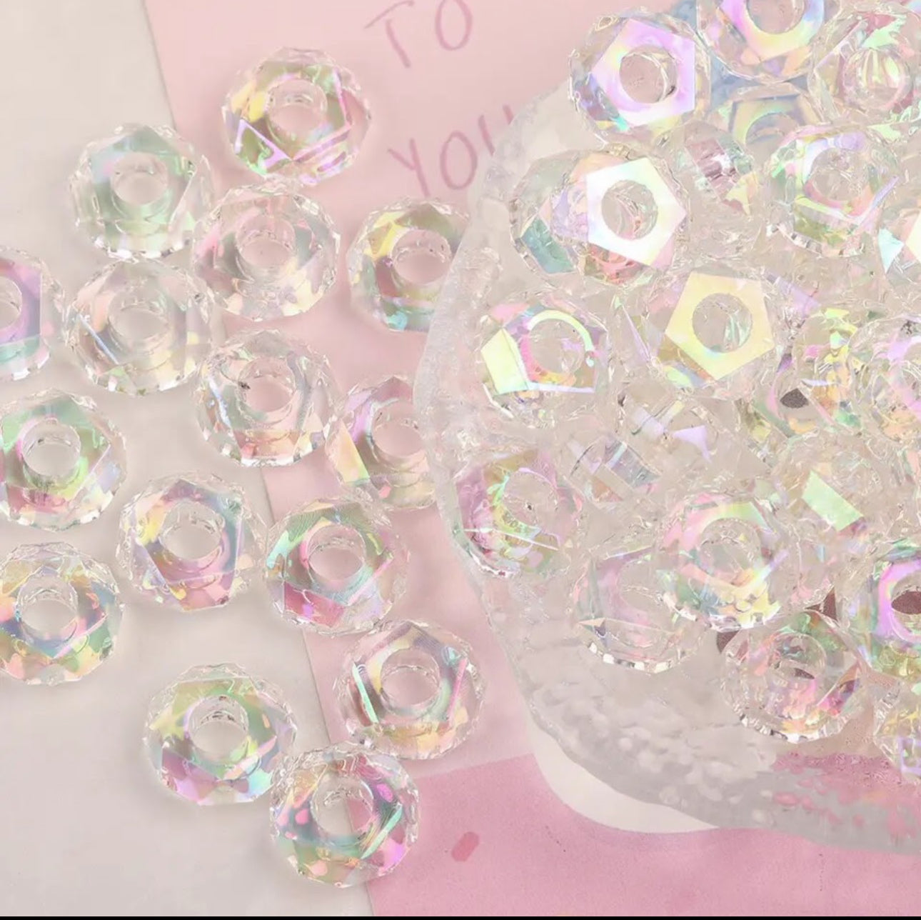 Acrylic Iridescent Spacer