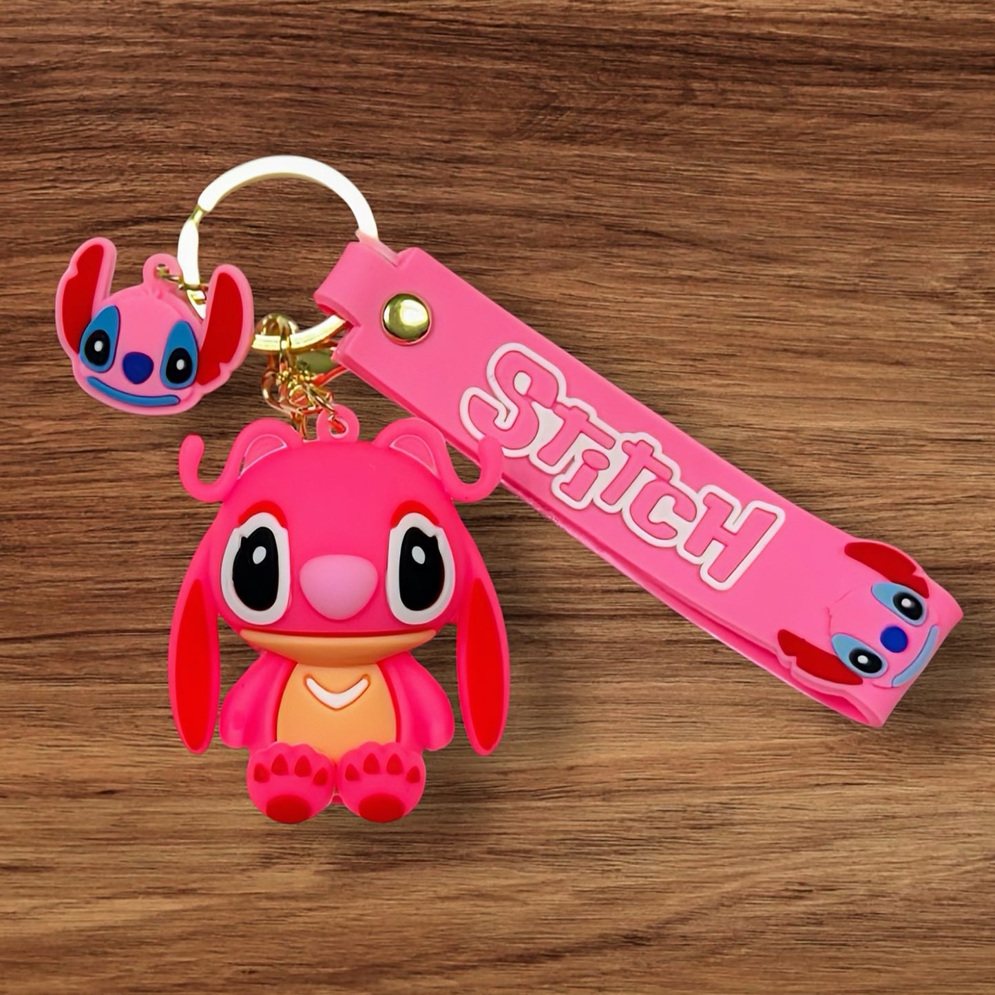 Pink Alien Keychain