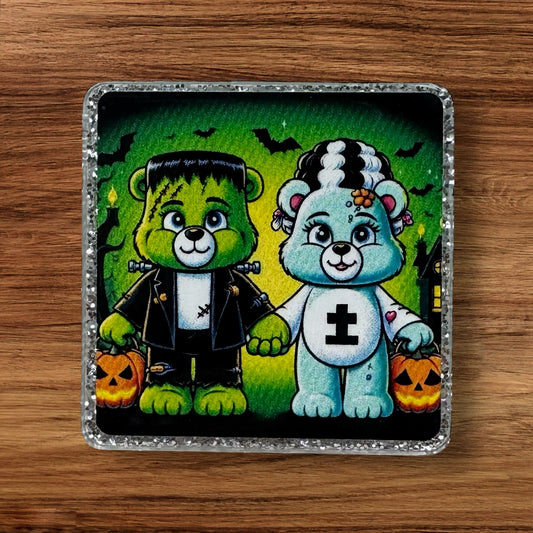 Scary Bear Acrylic Flatback