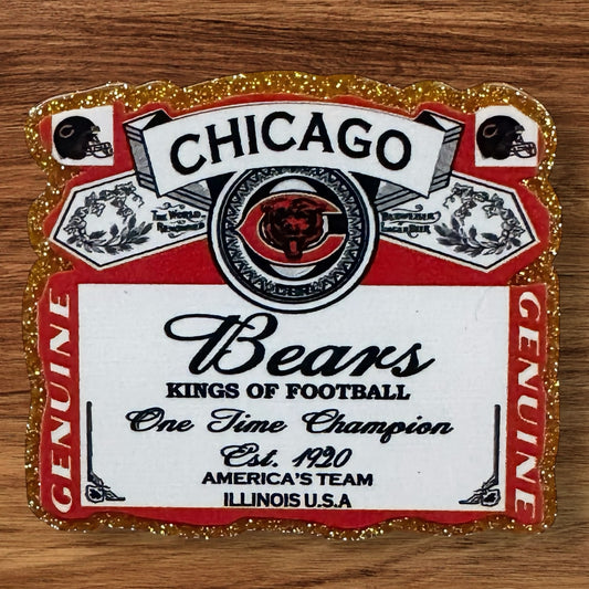 Football Acrylic Flatback