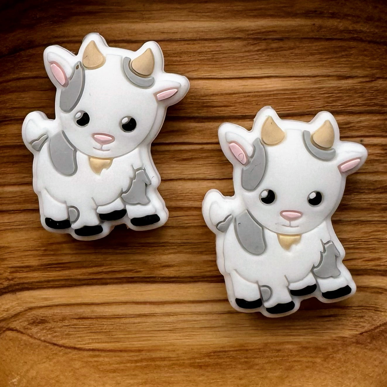 White & Grey Goat Focal