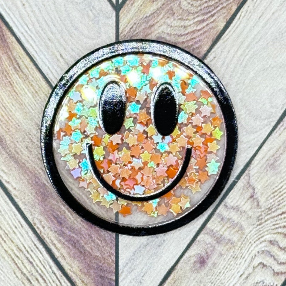 Happy Face Acrylic Flatbacks