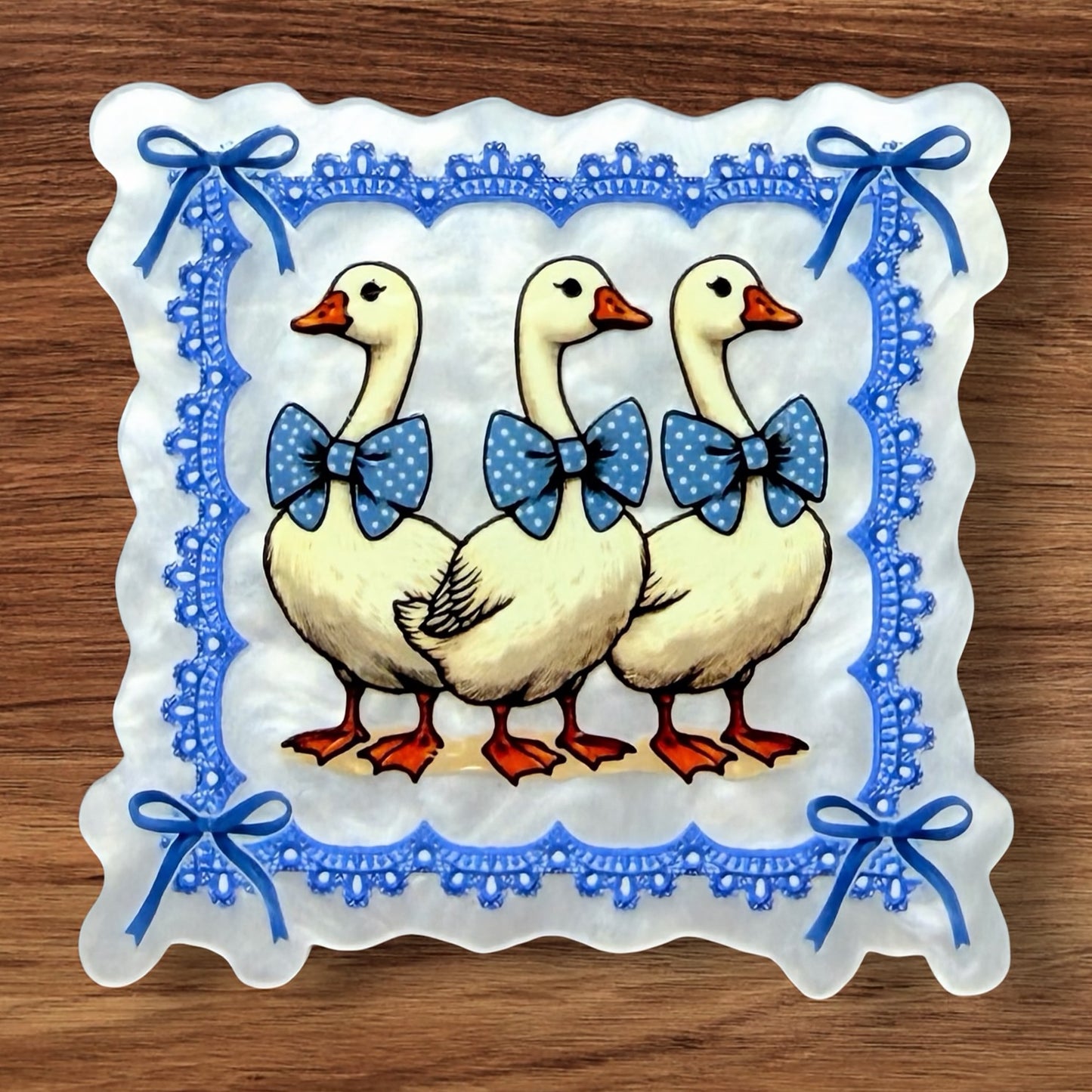Vintage Goose Acrylic Flatback